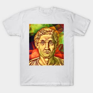 Anicius Manlius Severinus Boethius Snow Portrait | Boethius Artwork 15 T-Shirt